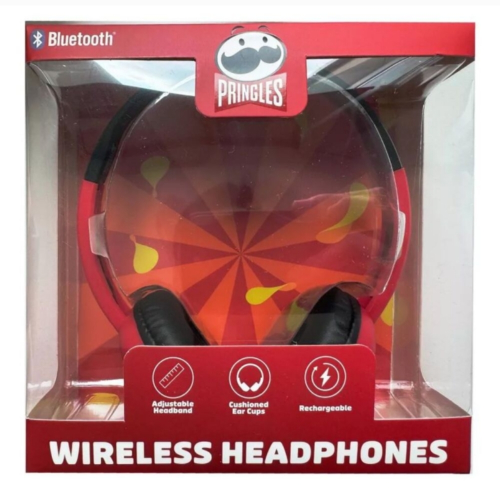⛄ ⛄ ⛄ ⭐ Pringles Wireless Bluetooth Headphones NIP